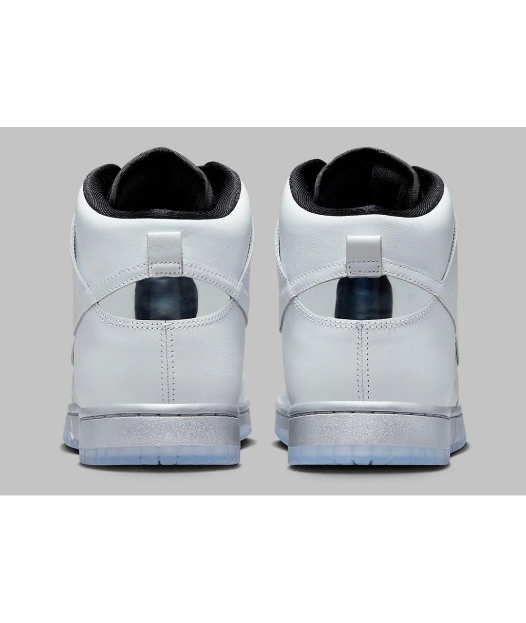 NIKE Серые кожаные кеды, фото 5