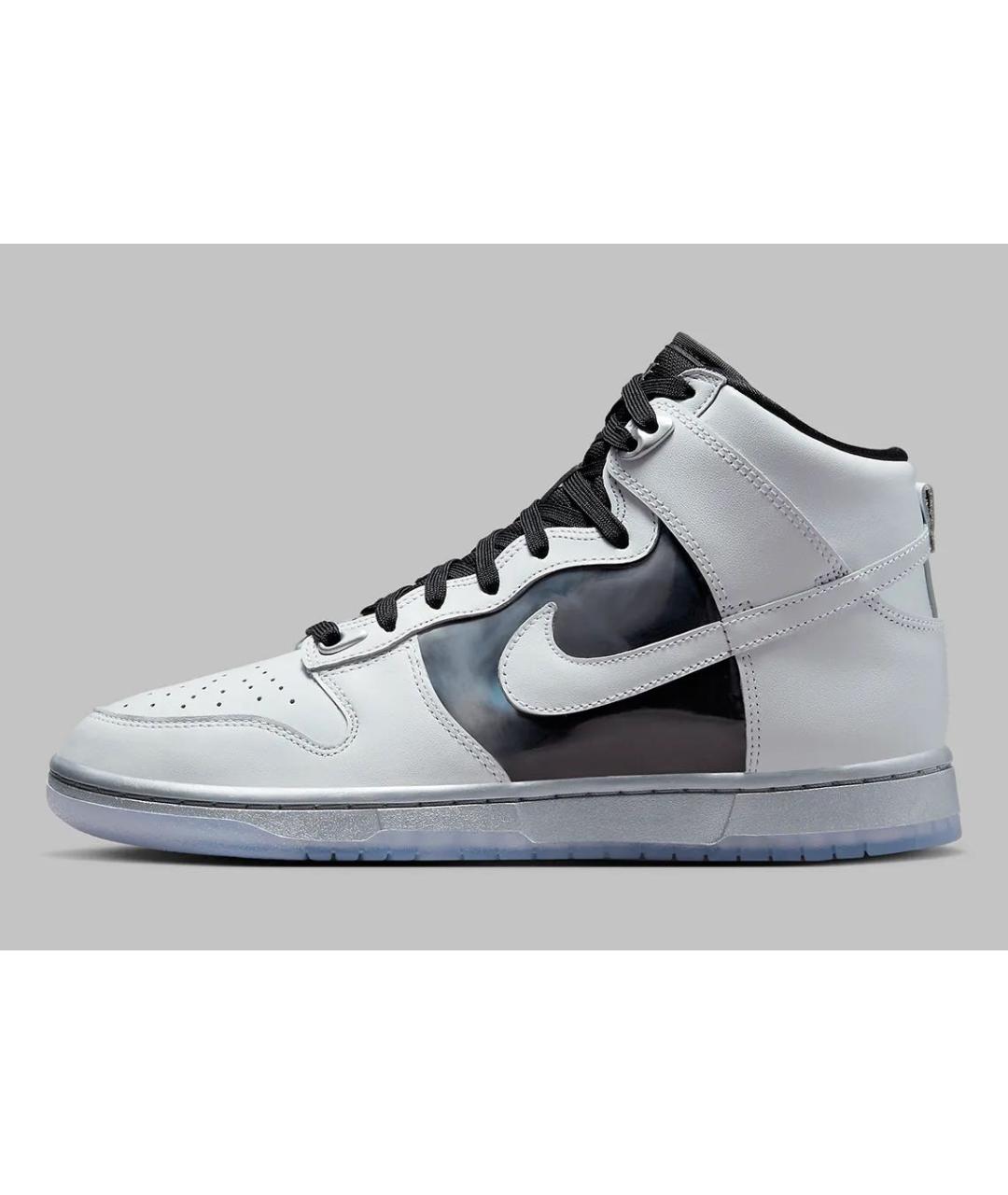 NIKE Серые кожаные кеды, фото 2