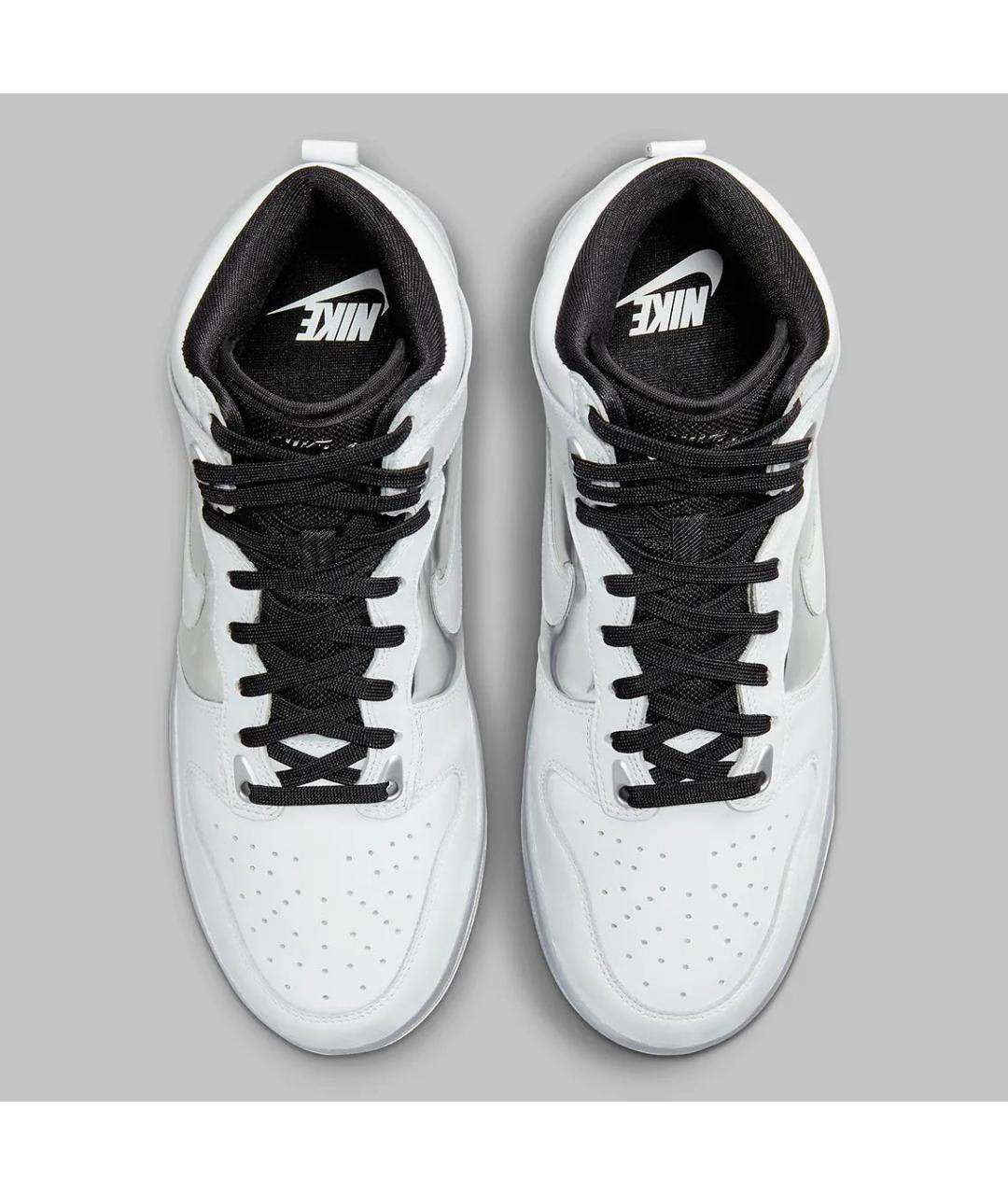 NIKE Серые кожаные кеды, фото 4