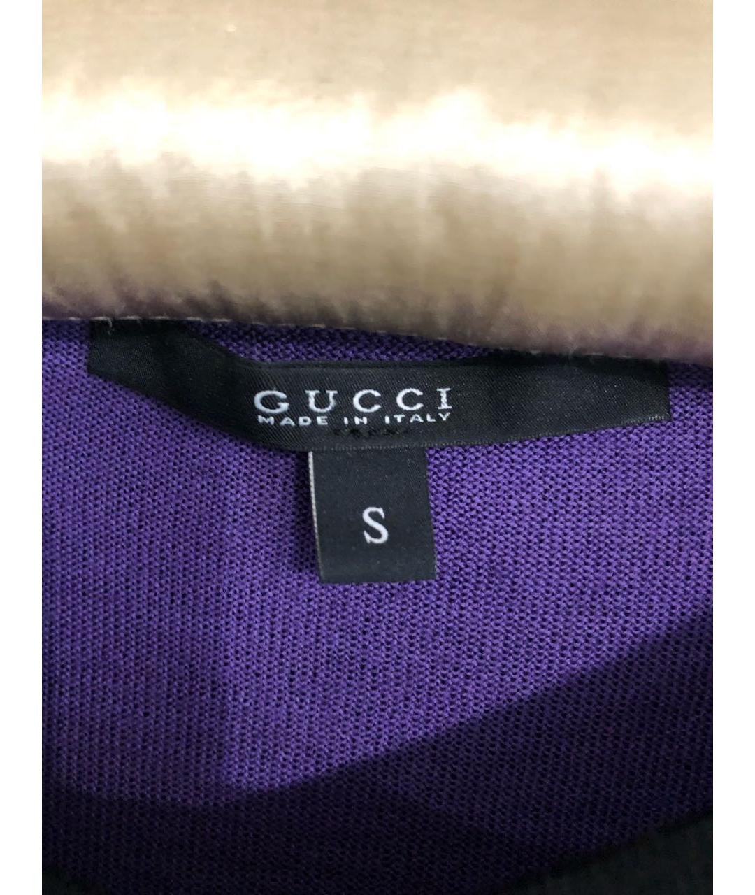 GUCCI Черный шерстяной кардиган, фото 3