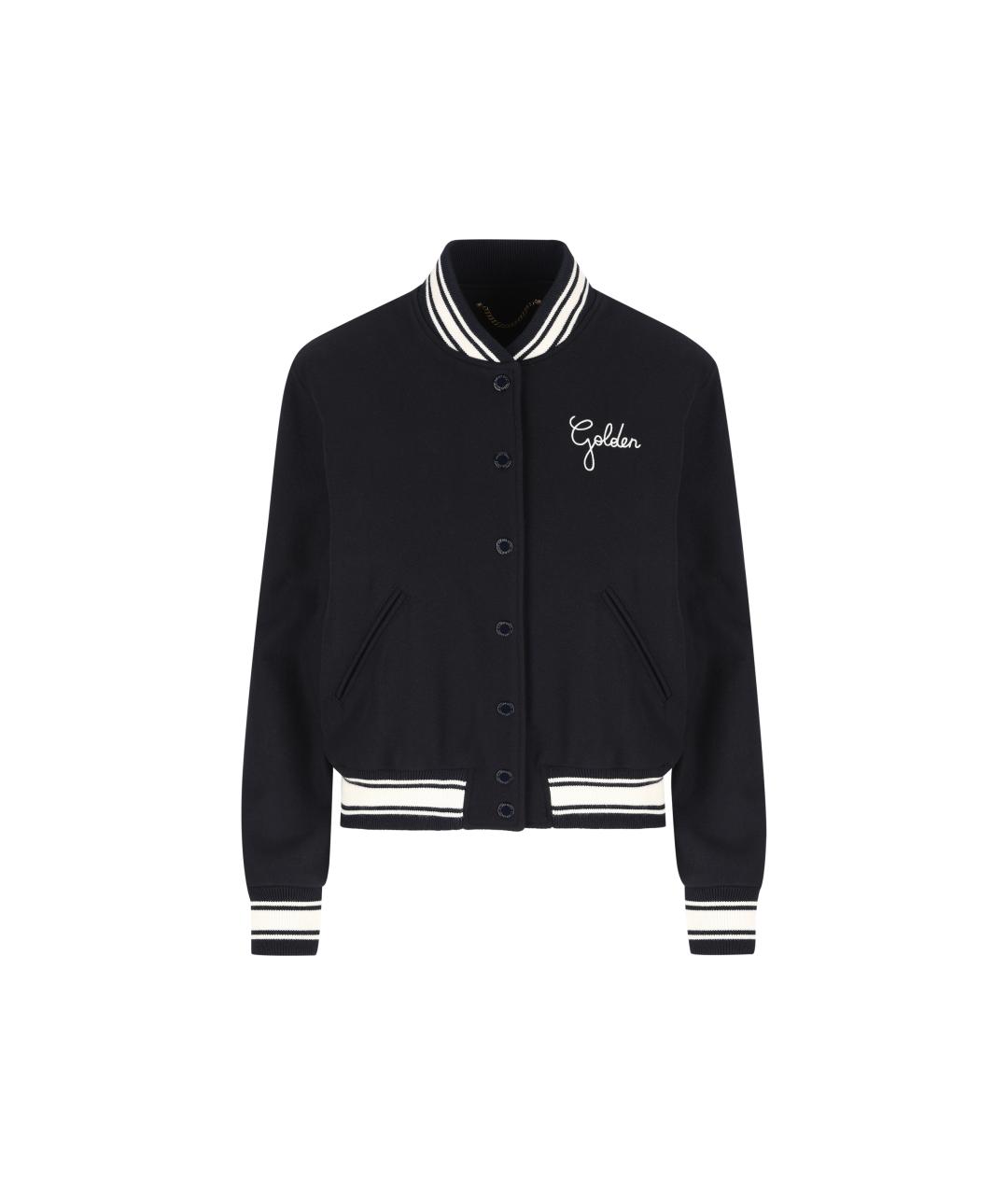 GOLDEN GOOSE DELUXE BRAND Синяя шерстяная куртка, фото 4