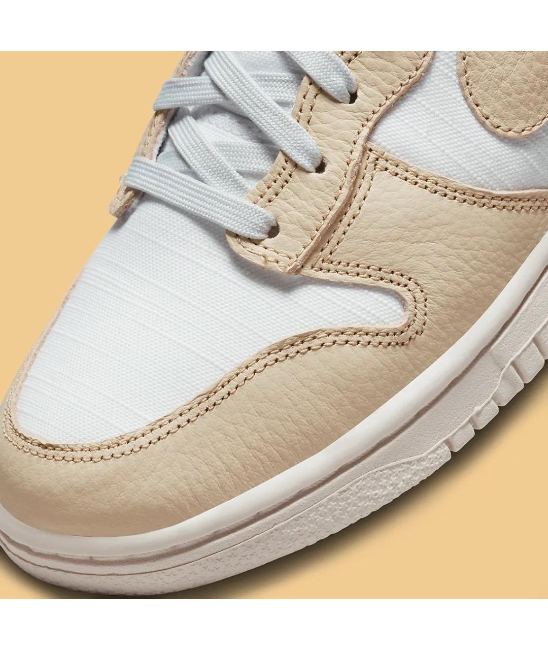 NIKE Бежевые кожаные кеды, фото 8