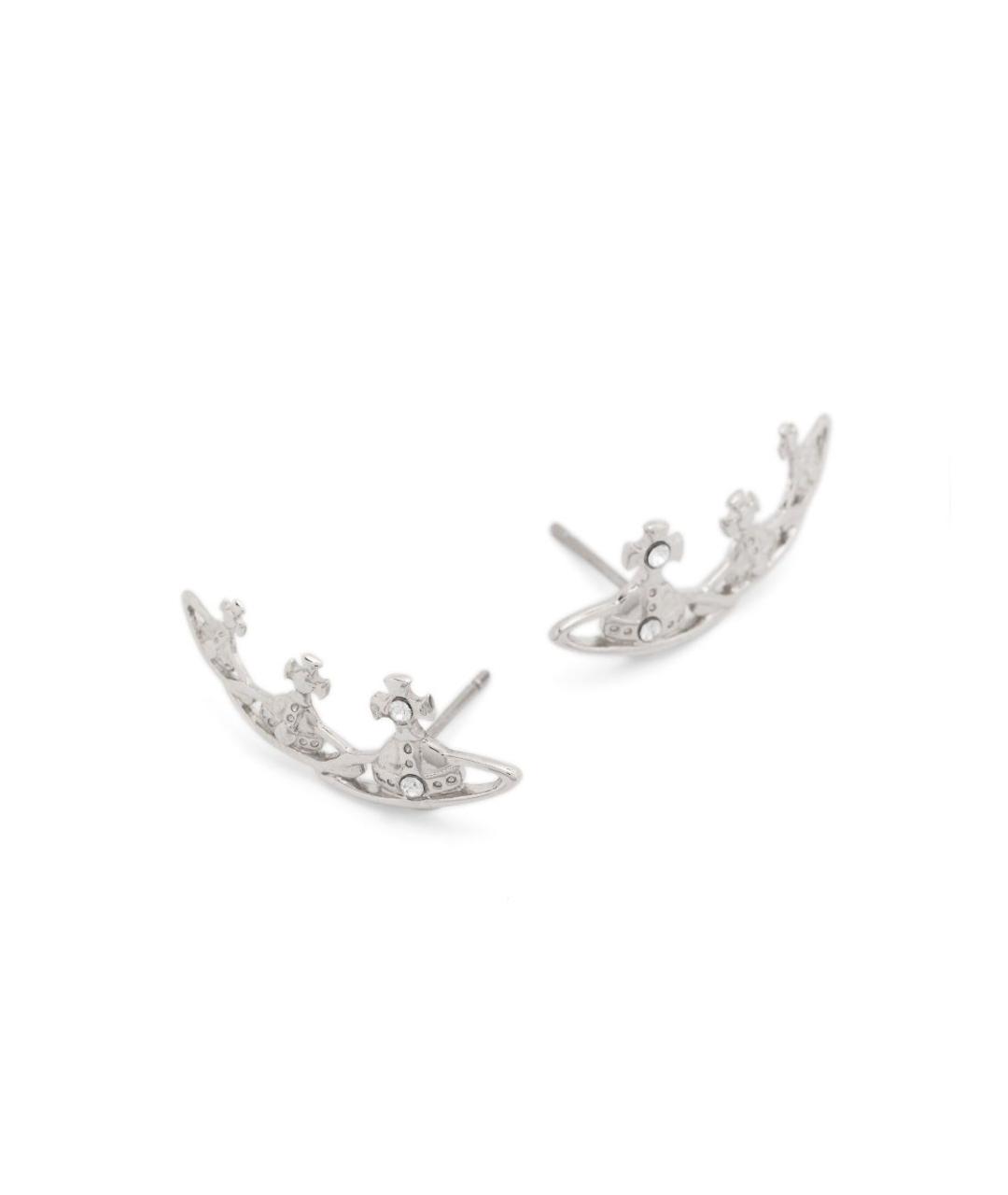 VIVIENNE WESTWOOD Серебряные металлические серьги, фото 3