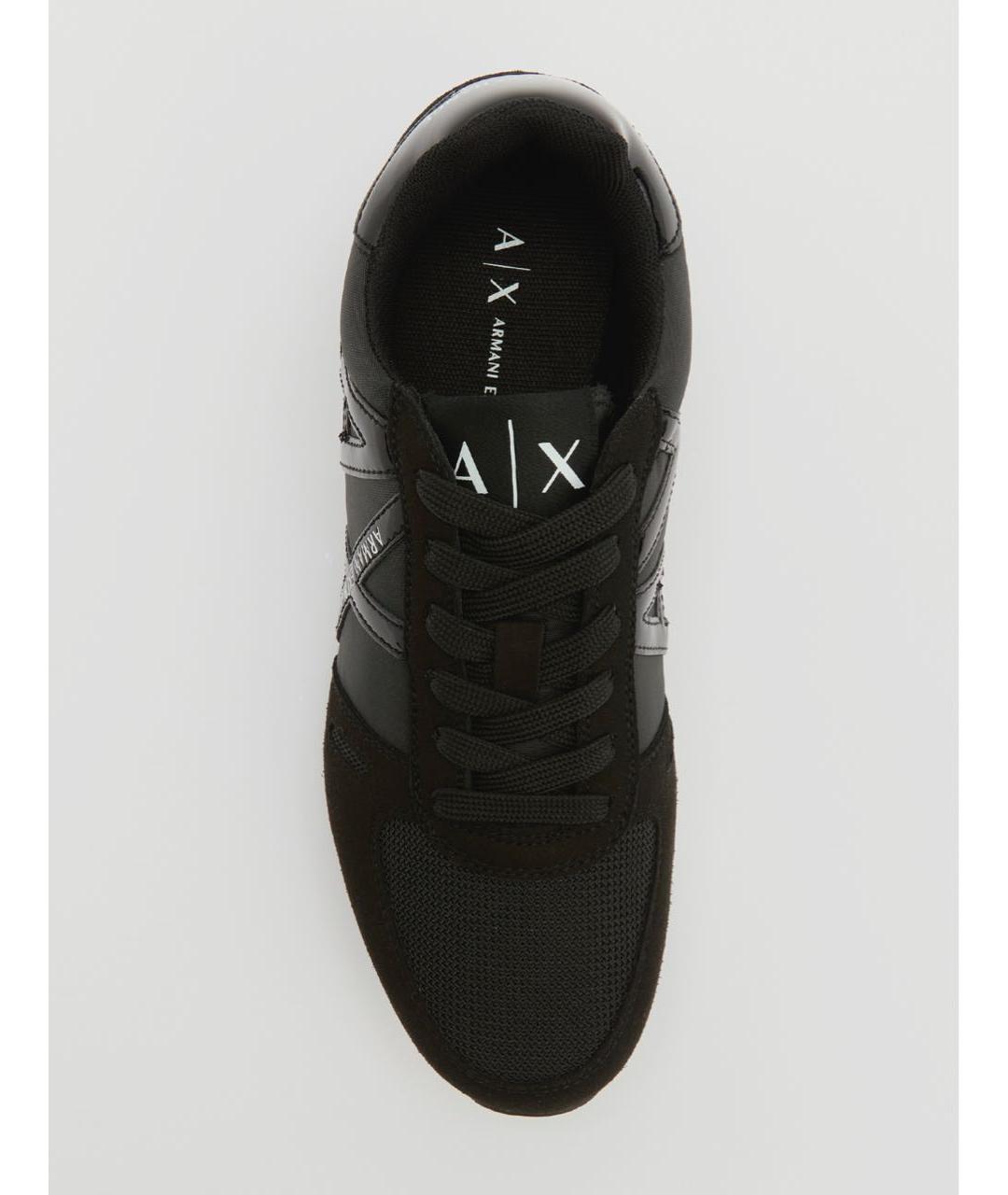 ARMANI EXCHANGE Черные замшевые кроссовки, фото 2