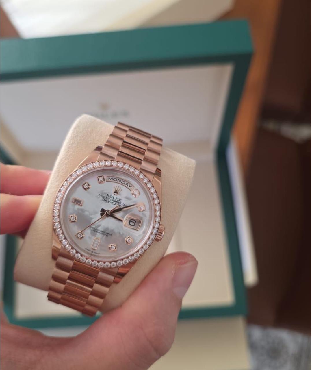 ROLEX Часы из розового золота, фото 6
