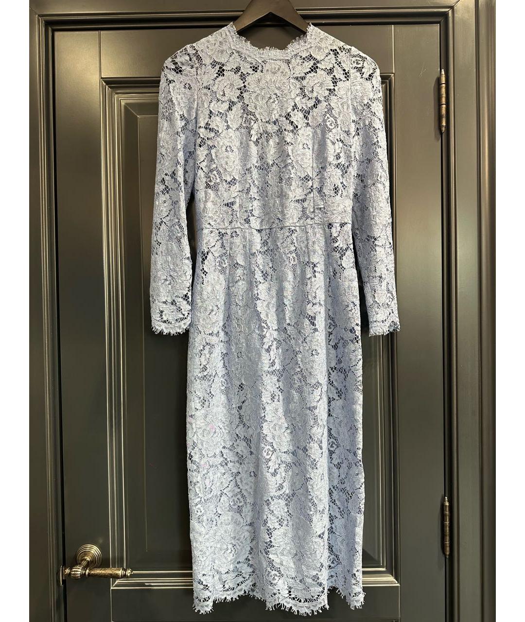 DOLCE&GABBANA Голубое коктейльное платье, фото 4