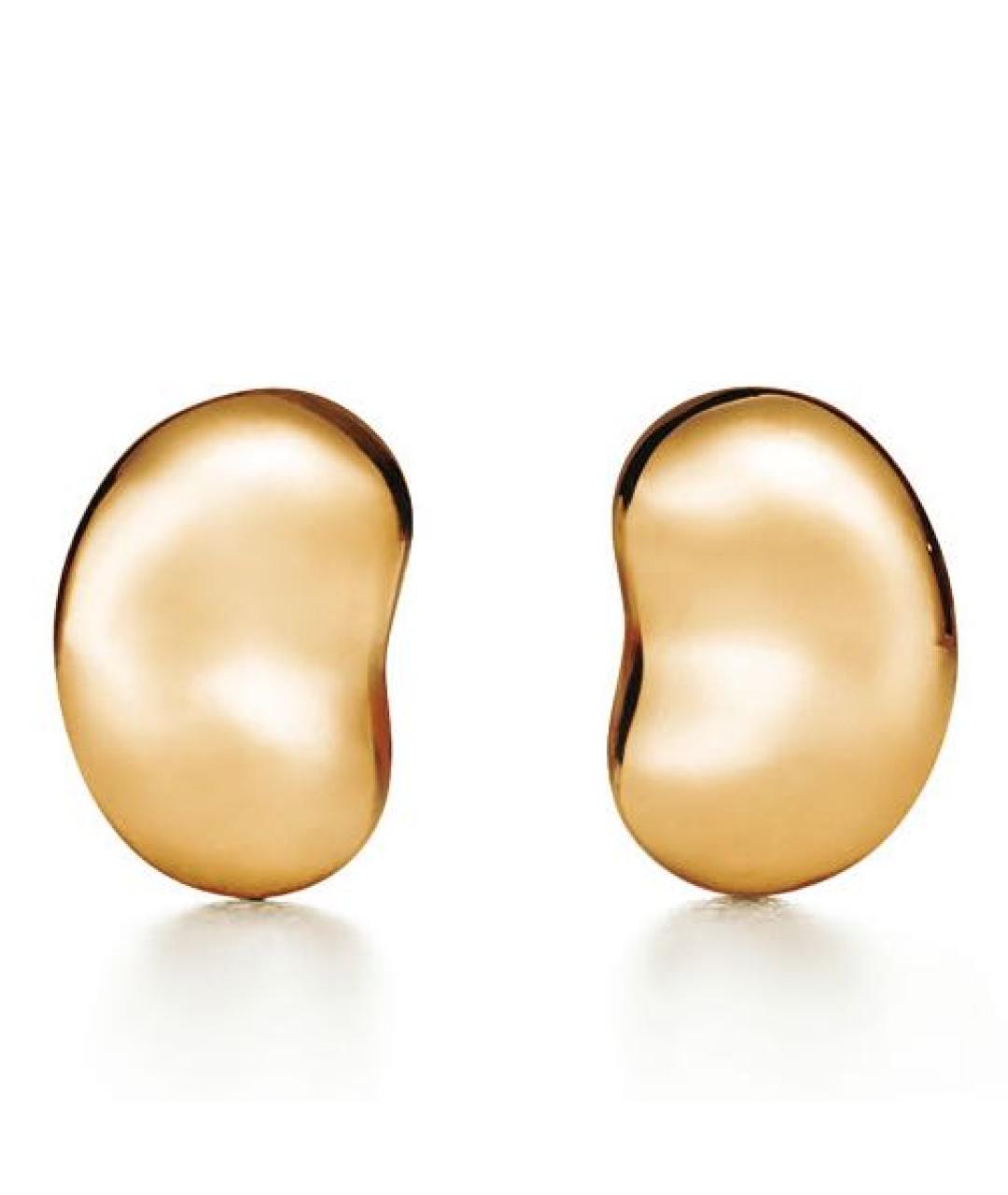 TIFFANY&CO Золотые серьги из желтого золота, фото 5