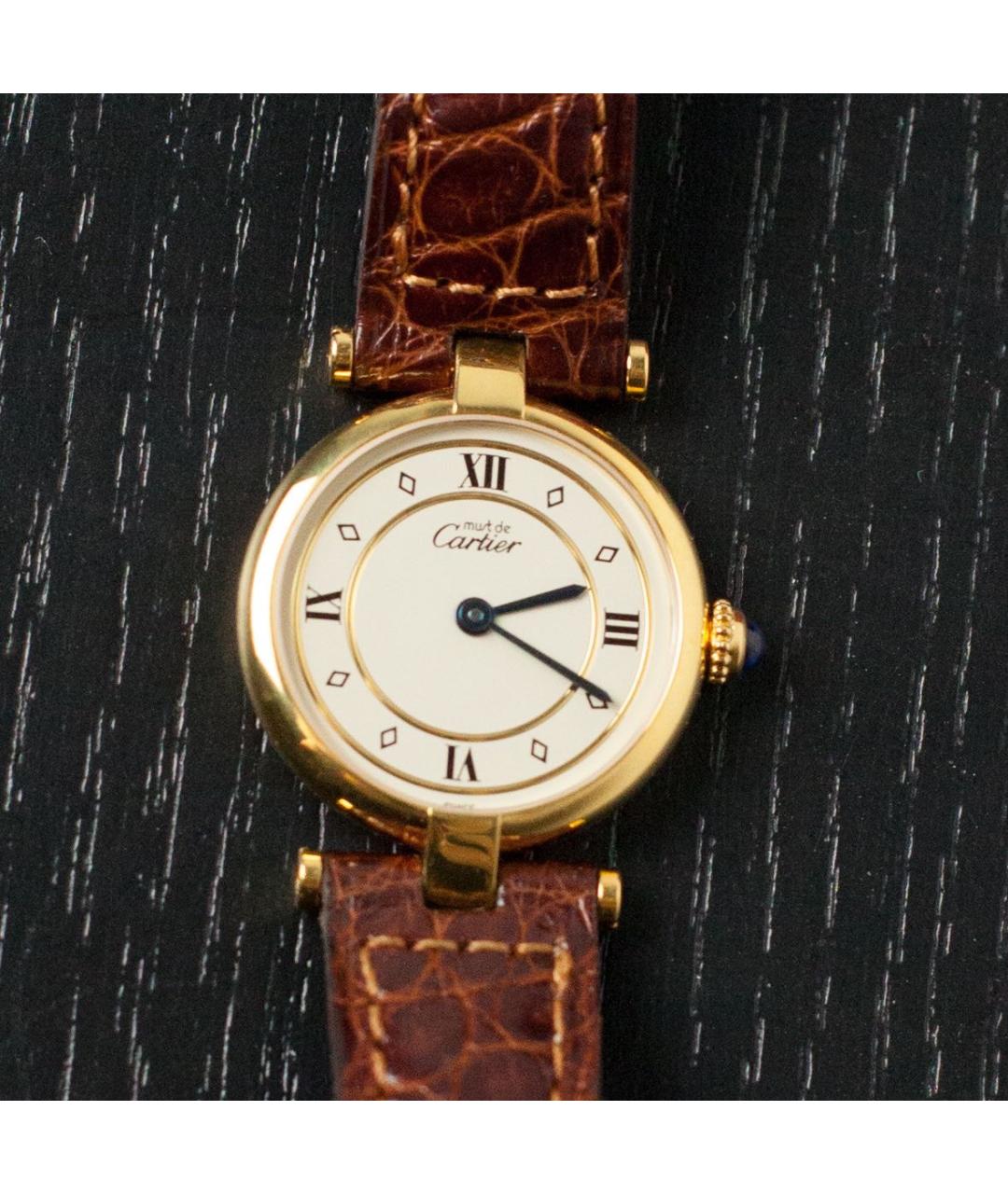CARTIER Золотые часы, фото 6