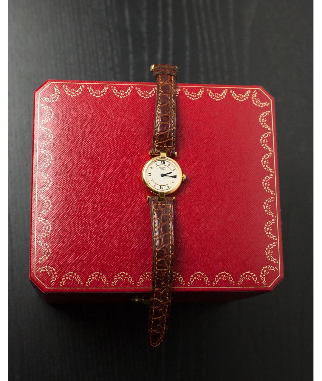 CARTIER Золотые часы, фото 3