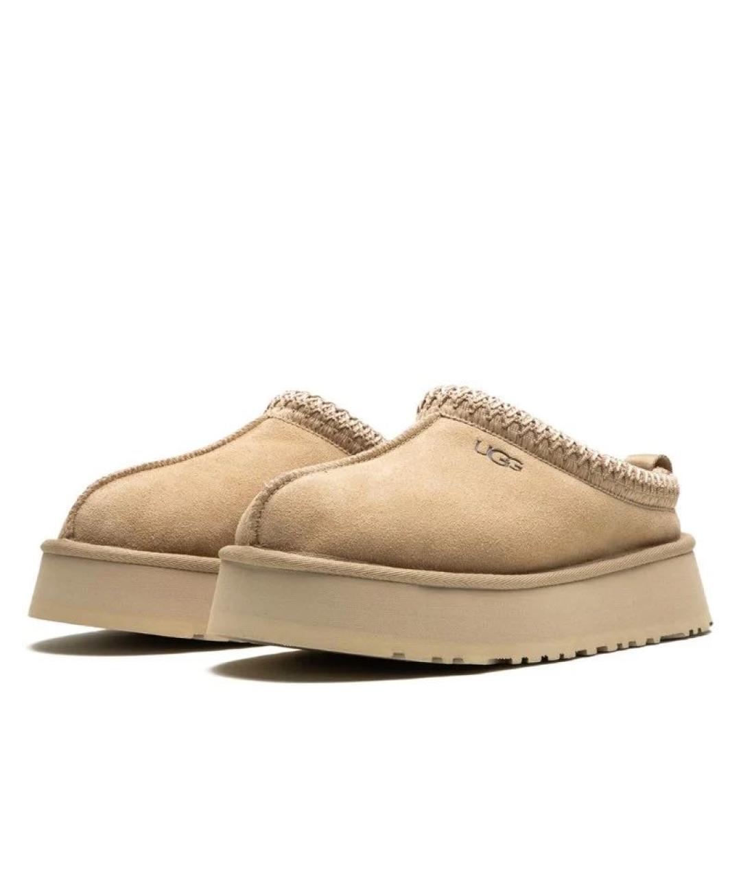 UGG AUSTRALIA Бежевые сабо, фото 2