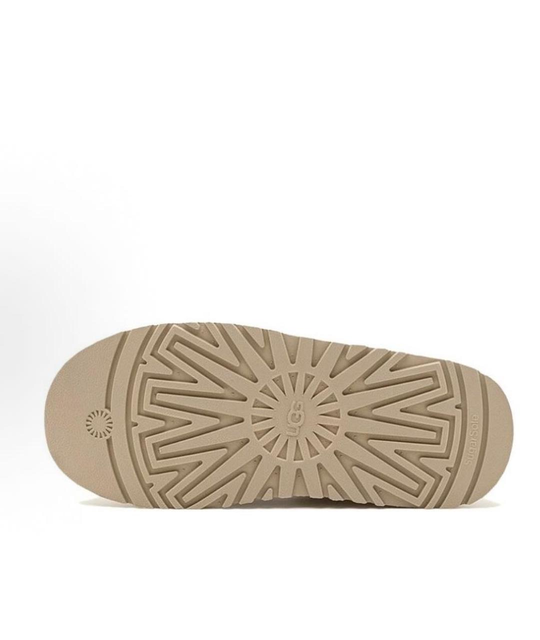 UGG AUSTRALIA Бежевые сабо, фото 4