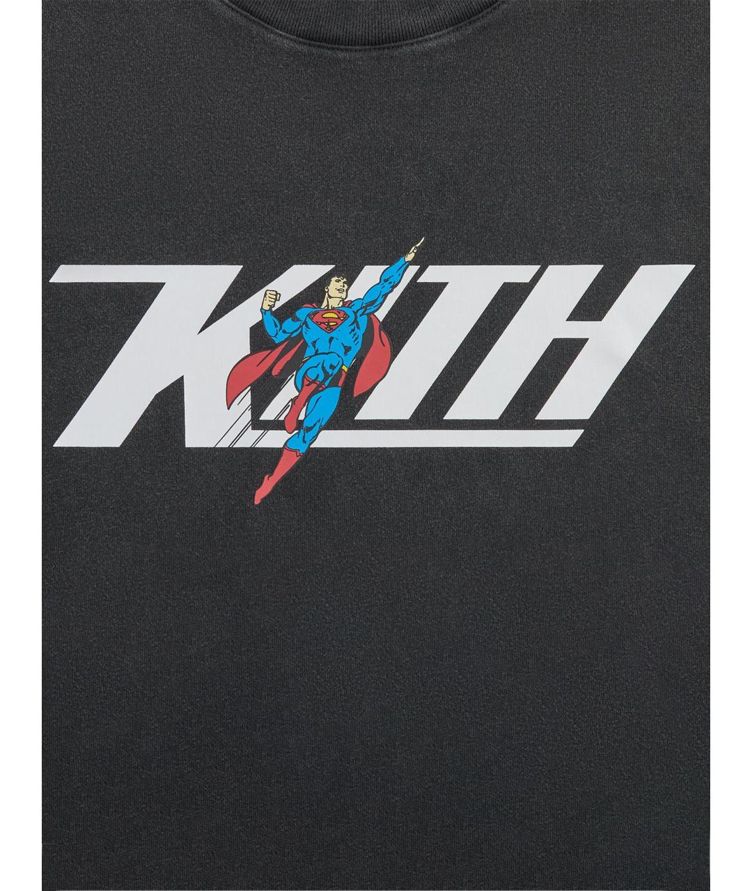 KITH Черная хлопковая футболка, фото 6