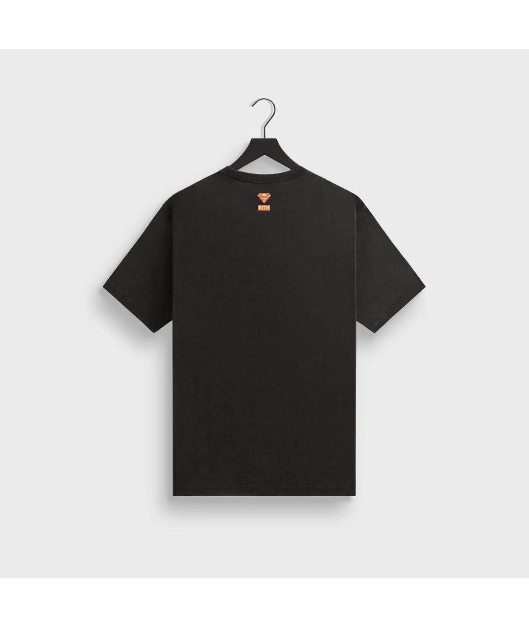KITH Черная хлопковая футболка, фото 2