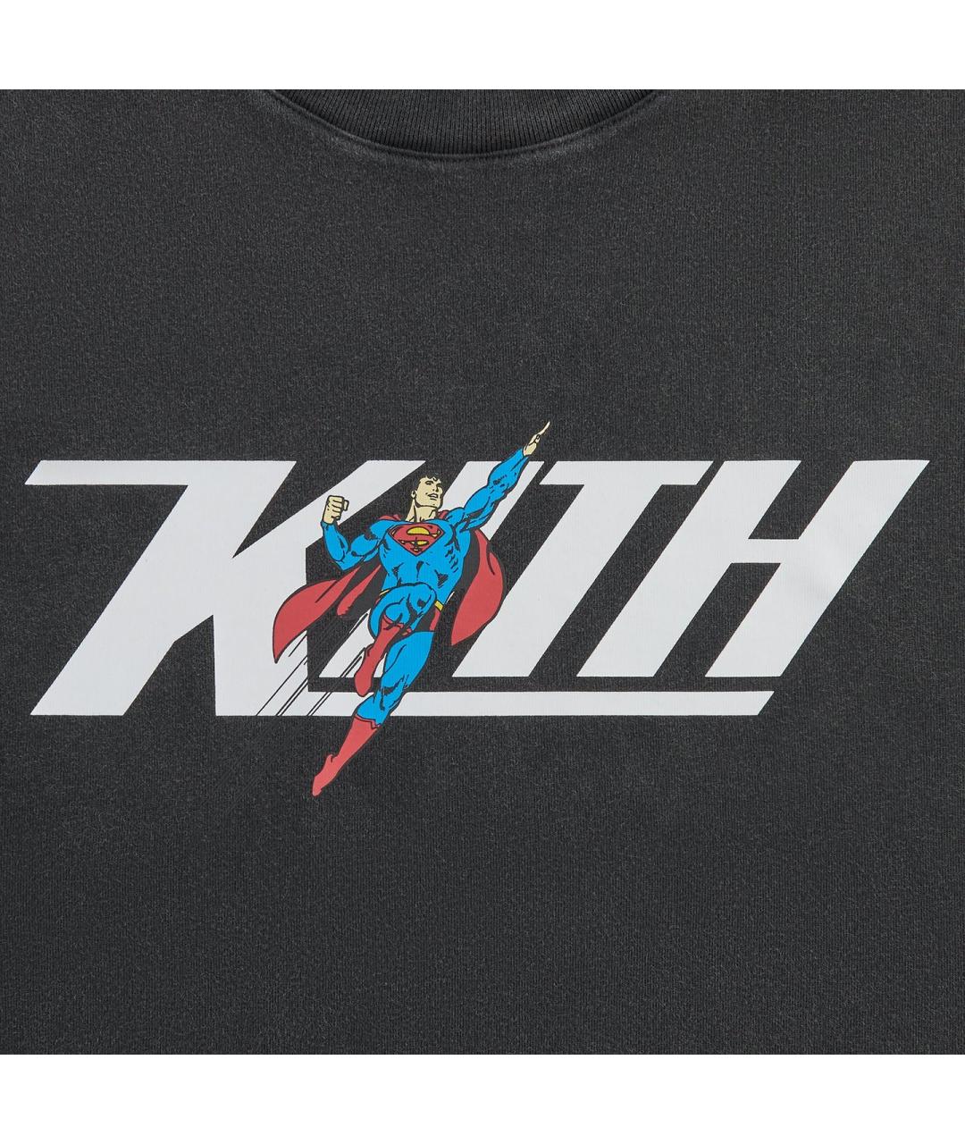 KITH Черная хлопковая футболка, фото 3