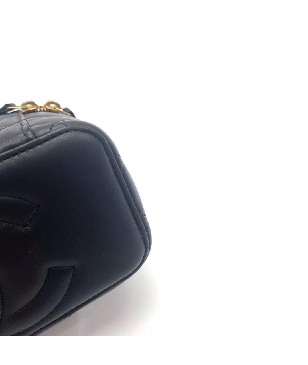 CHANEL Черная кожаная сумка через плечо, фото 4