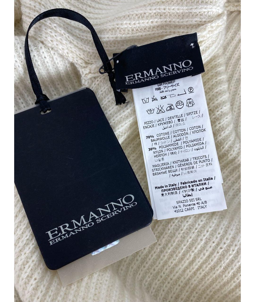 ERMANNO SCERVINO Шерстяной шарф, фото 4