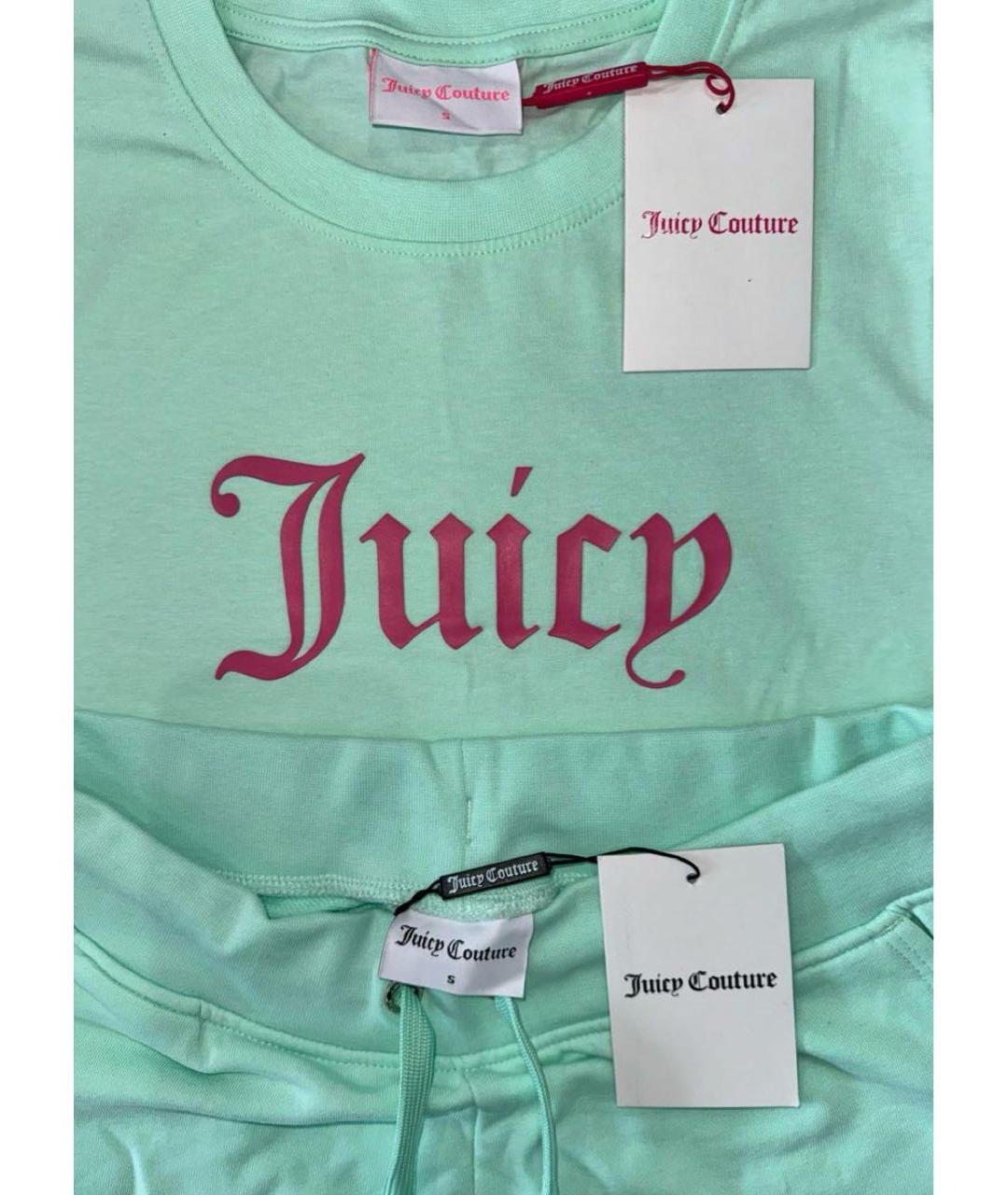 JUICY COUTURE Зеленый хлопковый спортивные костюмы, фото 5