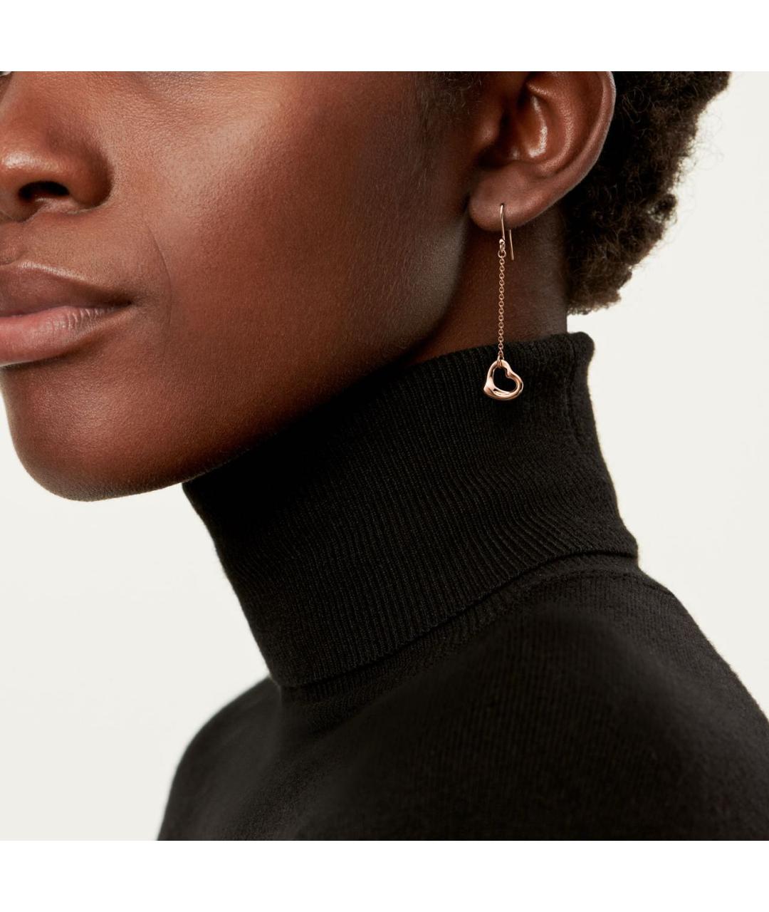 TIFFANY&CO Золотые серьги из розового золота, фото 2