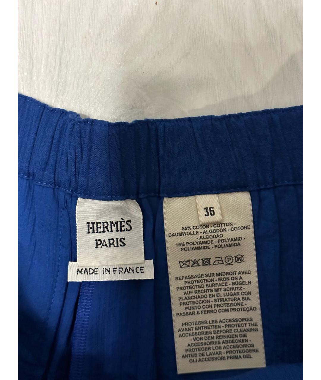 HERMES Синие шорты, фото 4