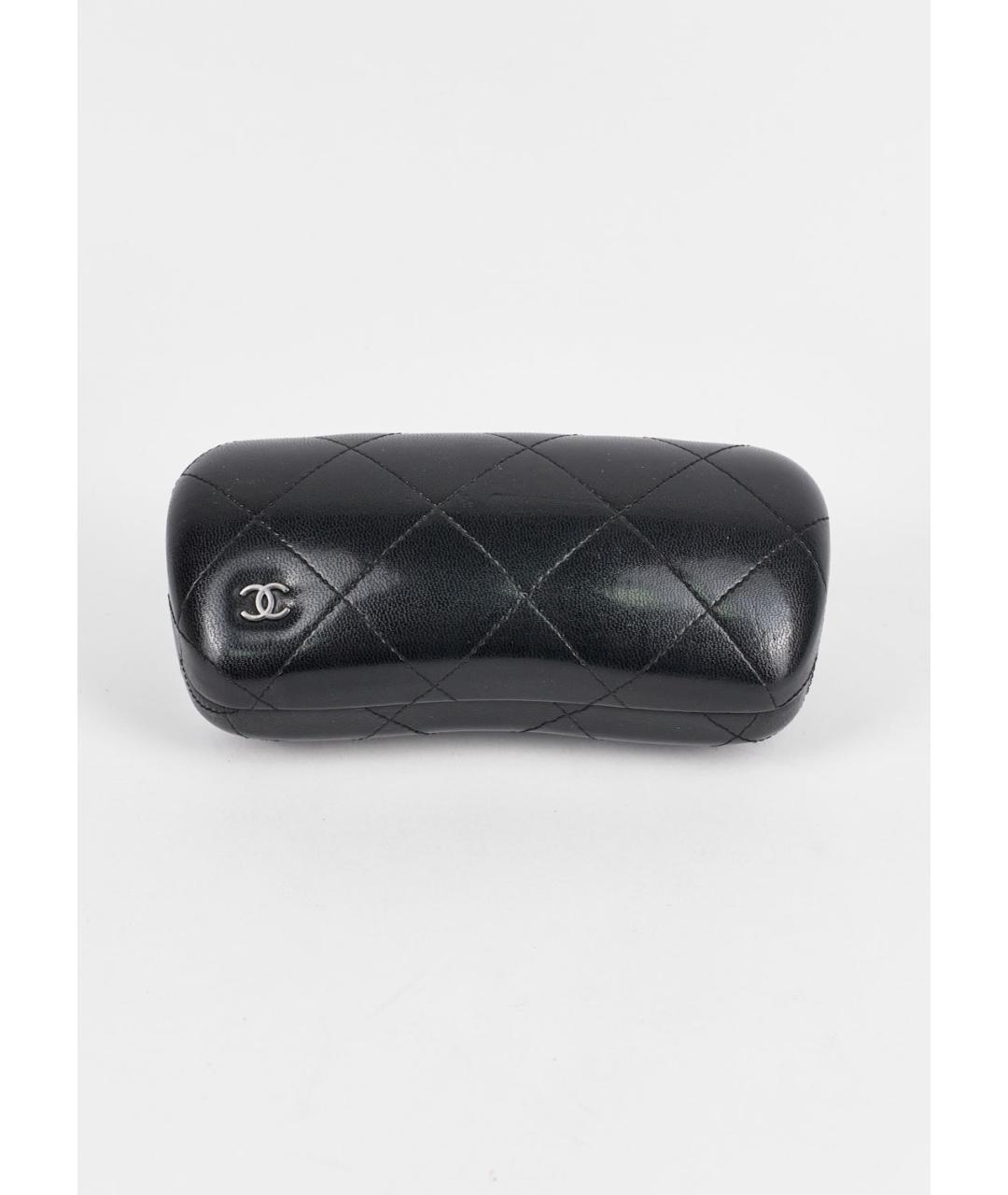 CHANEL Черные пластиковые солнцезащитные очки, фото 6