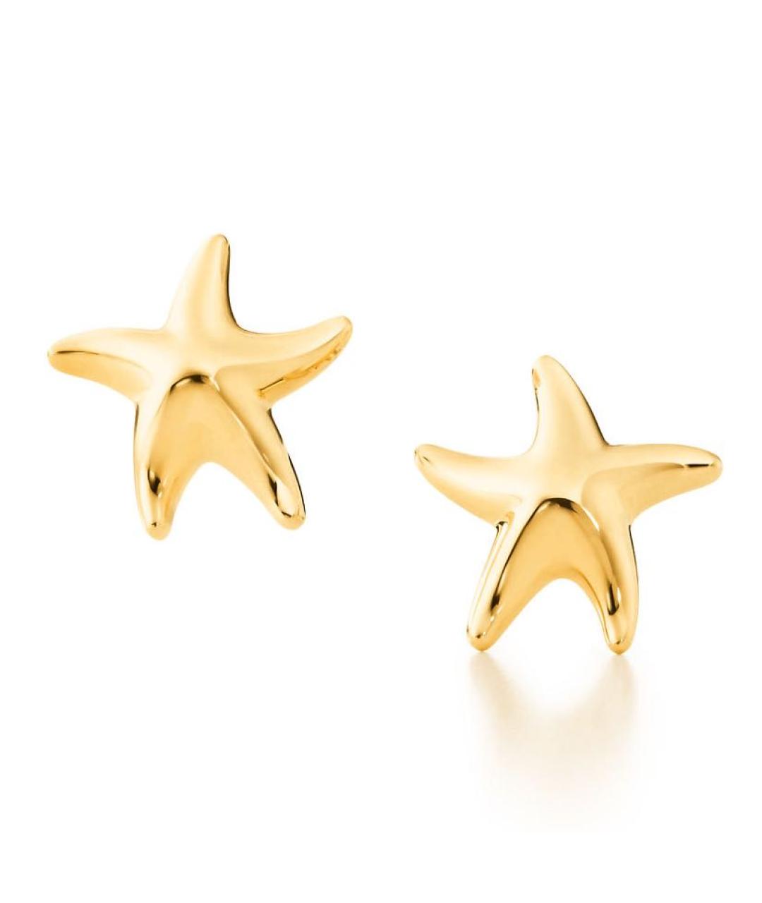 TIFFANY&CO Золотые серьги из желтого золота, фото 3