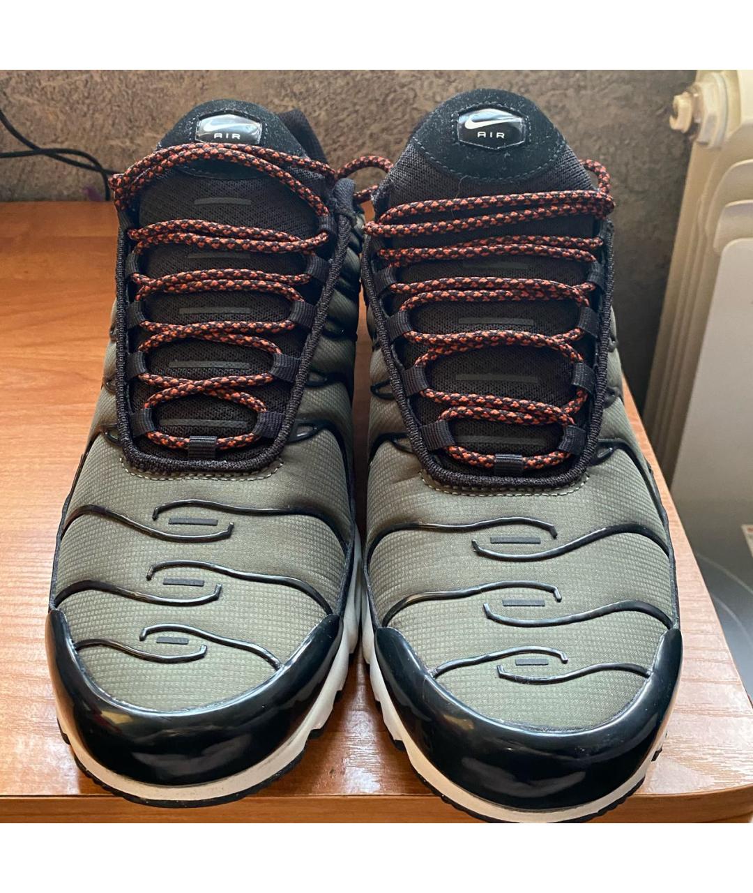 NIKE Хаки текстильные низкие кроссовки / кеды, фото 2