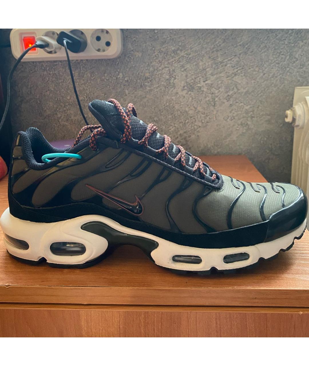 NIKE Хаки текстильные низкие кроссовки / кеды, фото 9