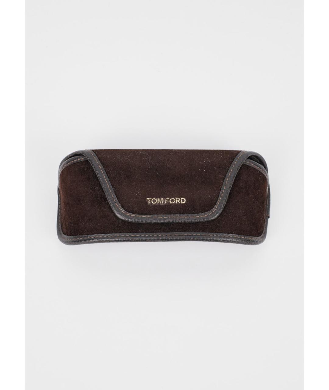 TOM FORD Черные пластиковые солнцезащитные очки, фото 6