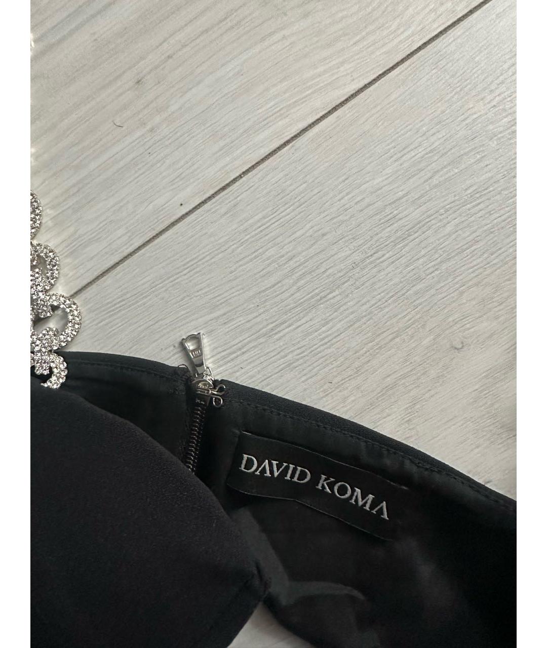 DAVID KOMA Черная майка, фото 3