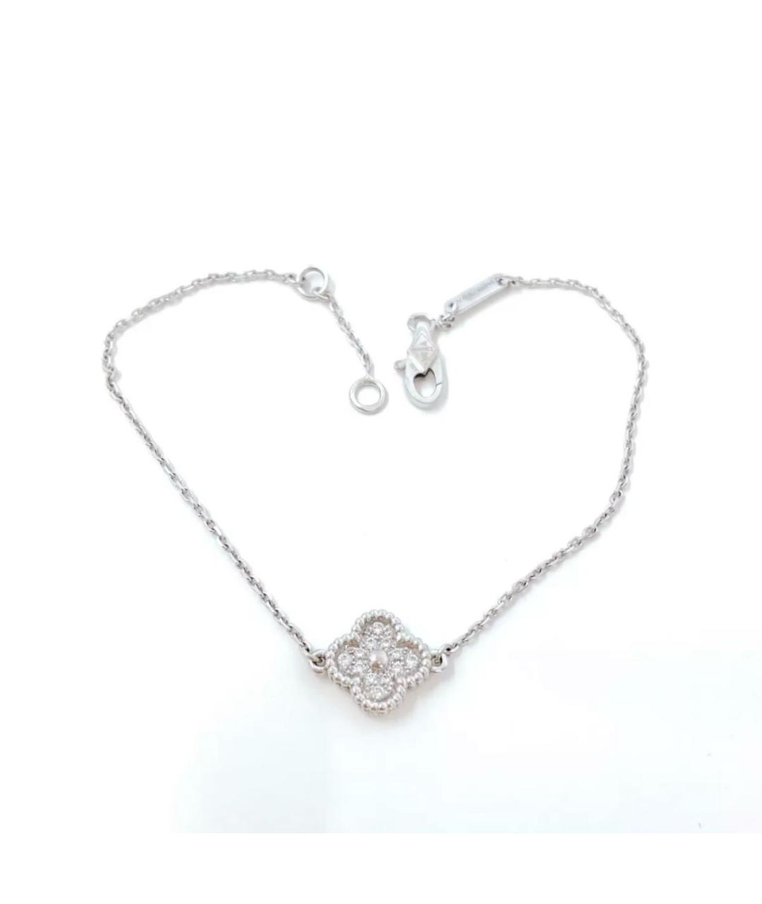 VAN CLEEF & ARPELS Серебрянный браслет из белого золота, фото 5