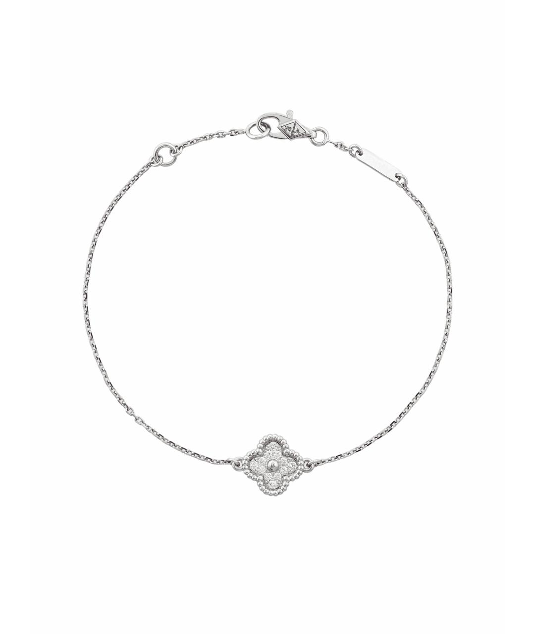 VAN CLEEF & ARPELS Серебрянный браслет из белого золота, фото 1