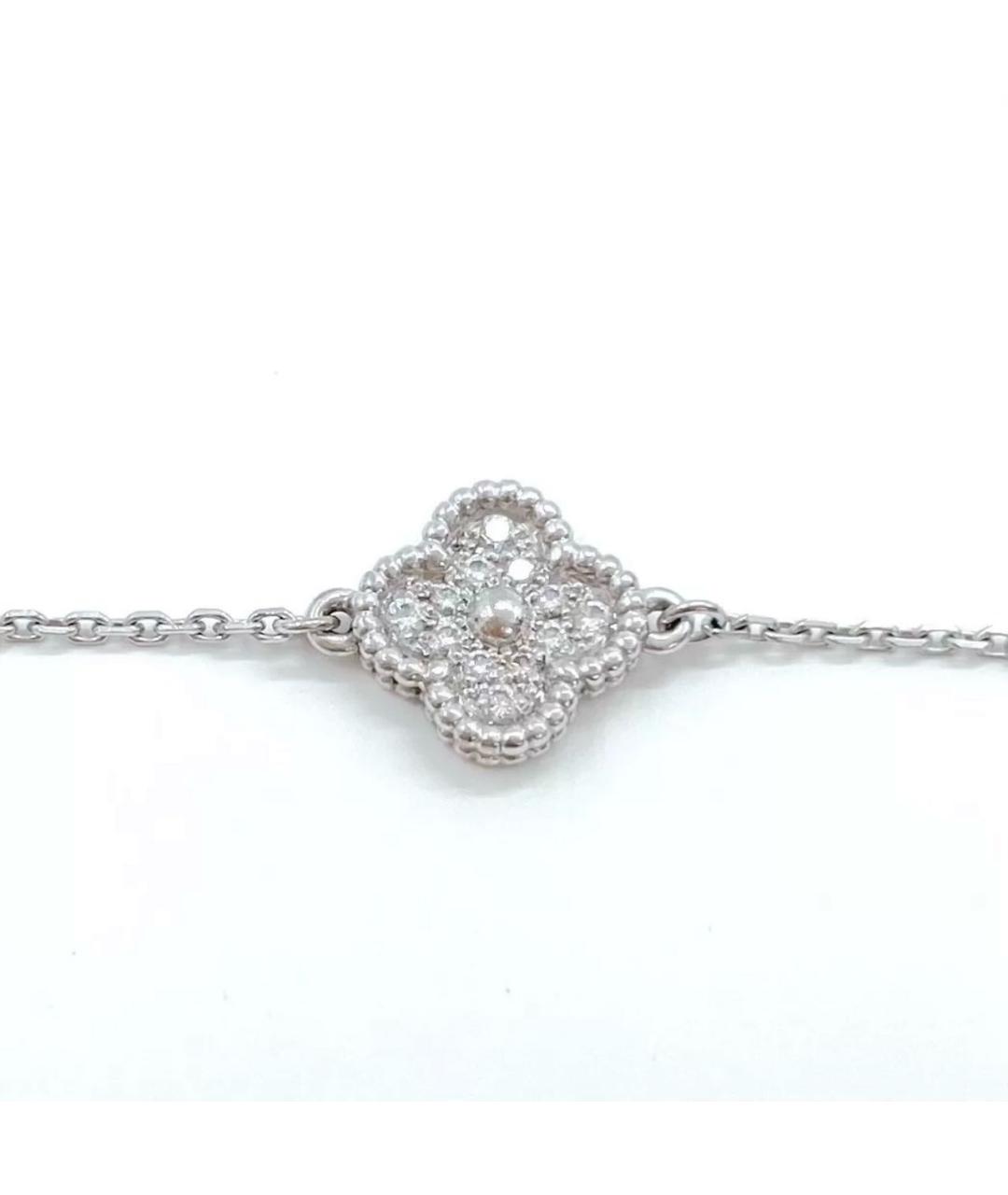 VAN CLEEF & ARPELS Серебрянный браслет из белого золота, фото 2