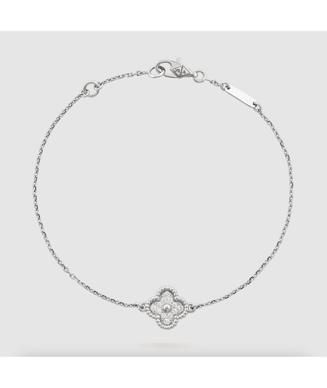 VAN CLEEF & ARPELS Серебрянный браслет из белого золота, фото 7