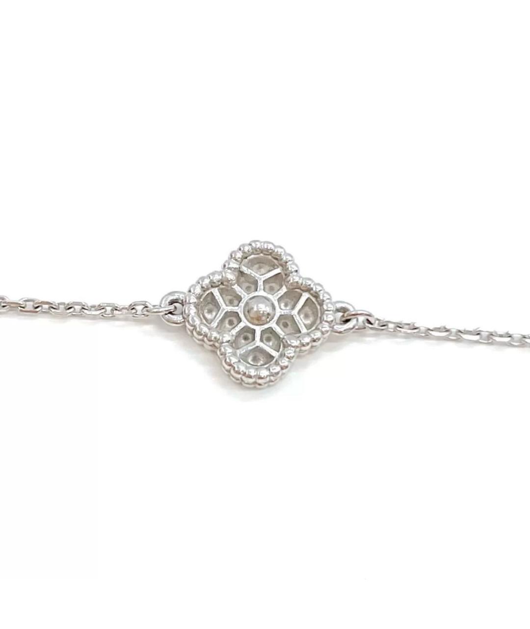VAN CLEEF & ARPELS Серебрянный браслет из белого золота, фото 3