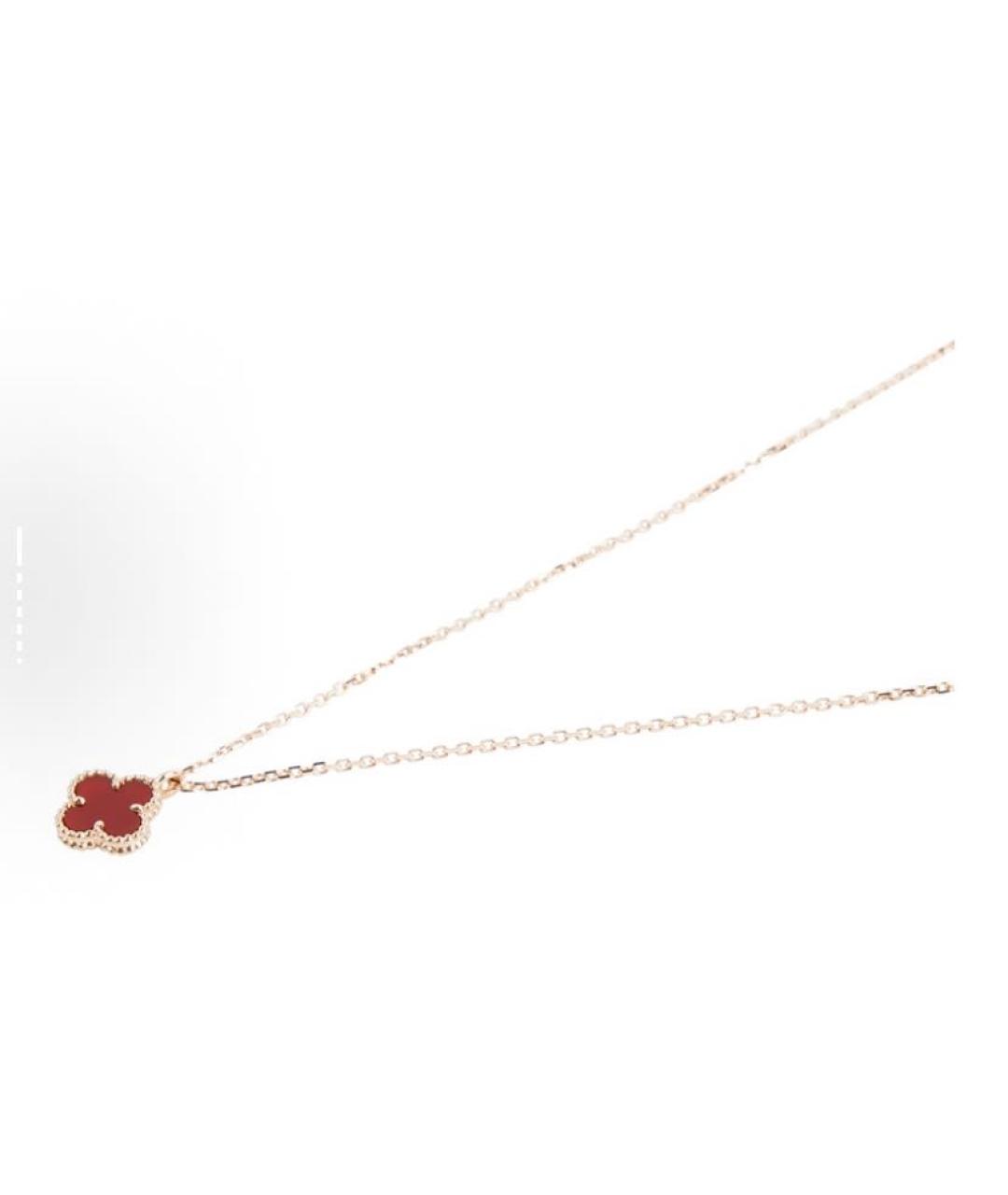 VAN CLEEF & ARPELS Красная подвеска из желтого золота, фото 2