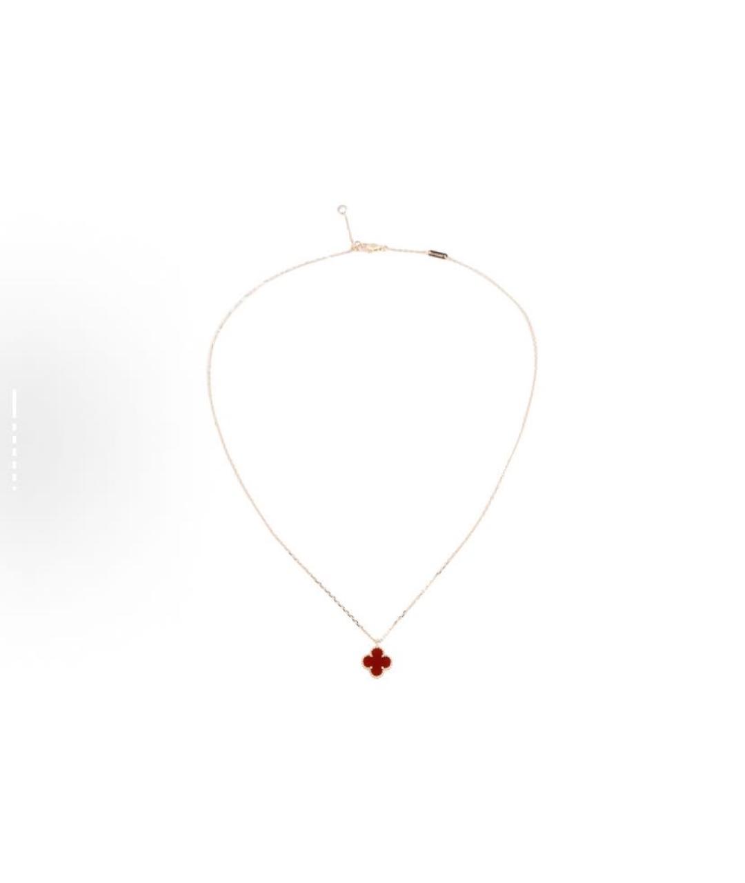 VAN CLEEF & ARPELS Красная подвеска из желтого золота, фото 3
