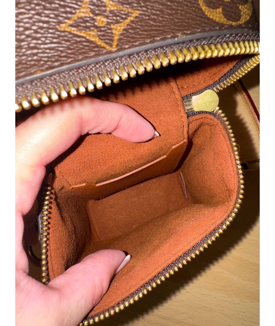 LOUIS VUITTON Коричневая сумка через плечо, фото 5