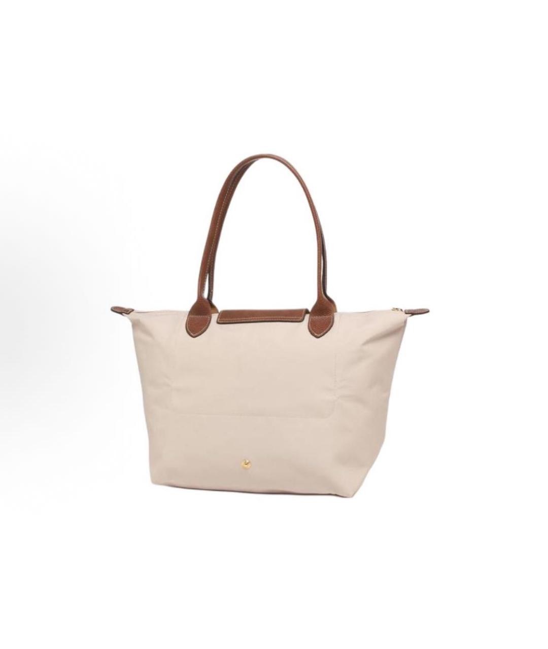 LONGCHAMP Бежевая сумка тоут, фото 2