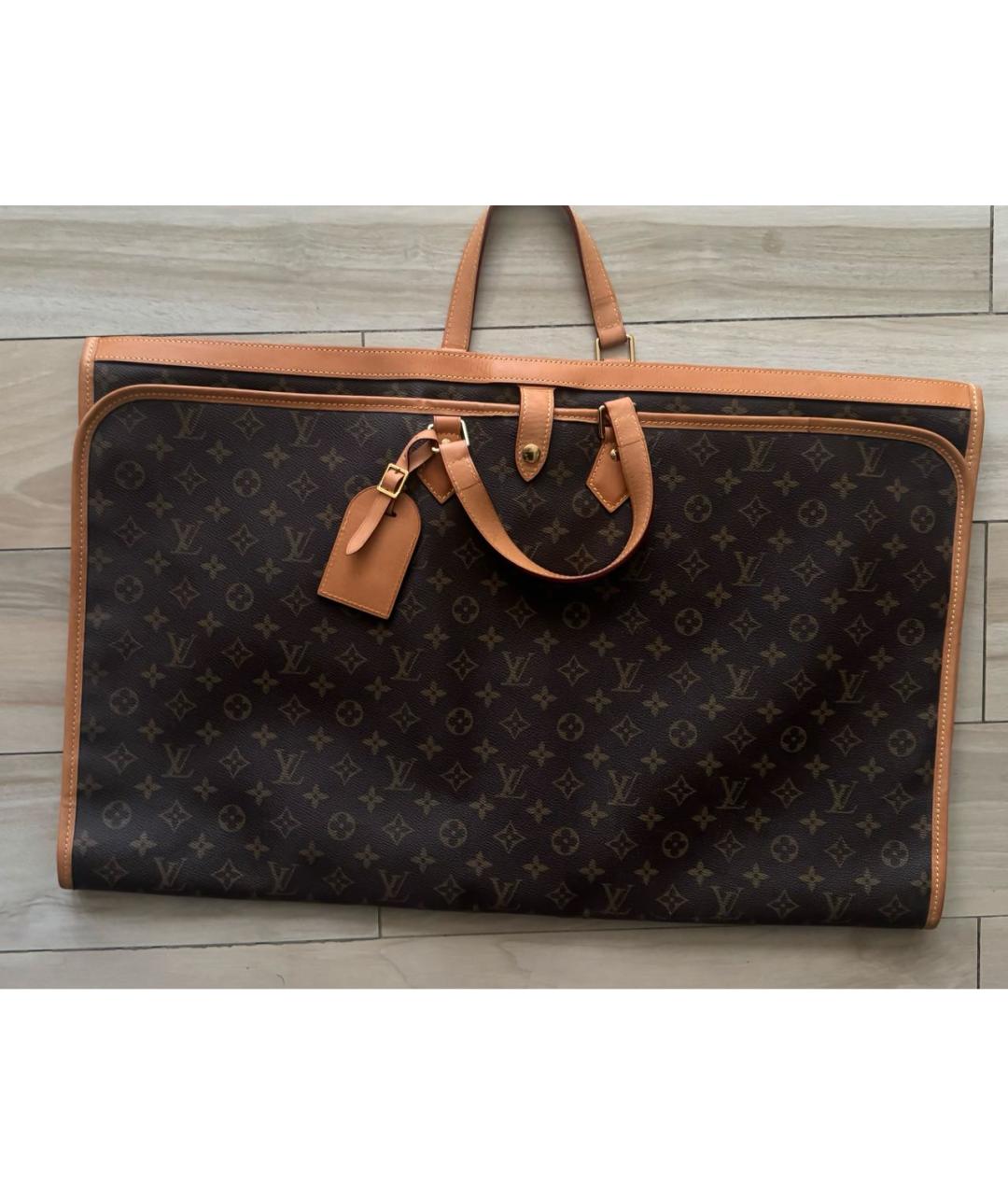 LOUIS VUITTON Коричневая дорожная/спортивная сумка, фото 5
