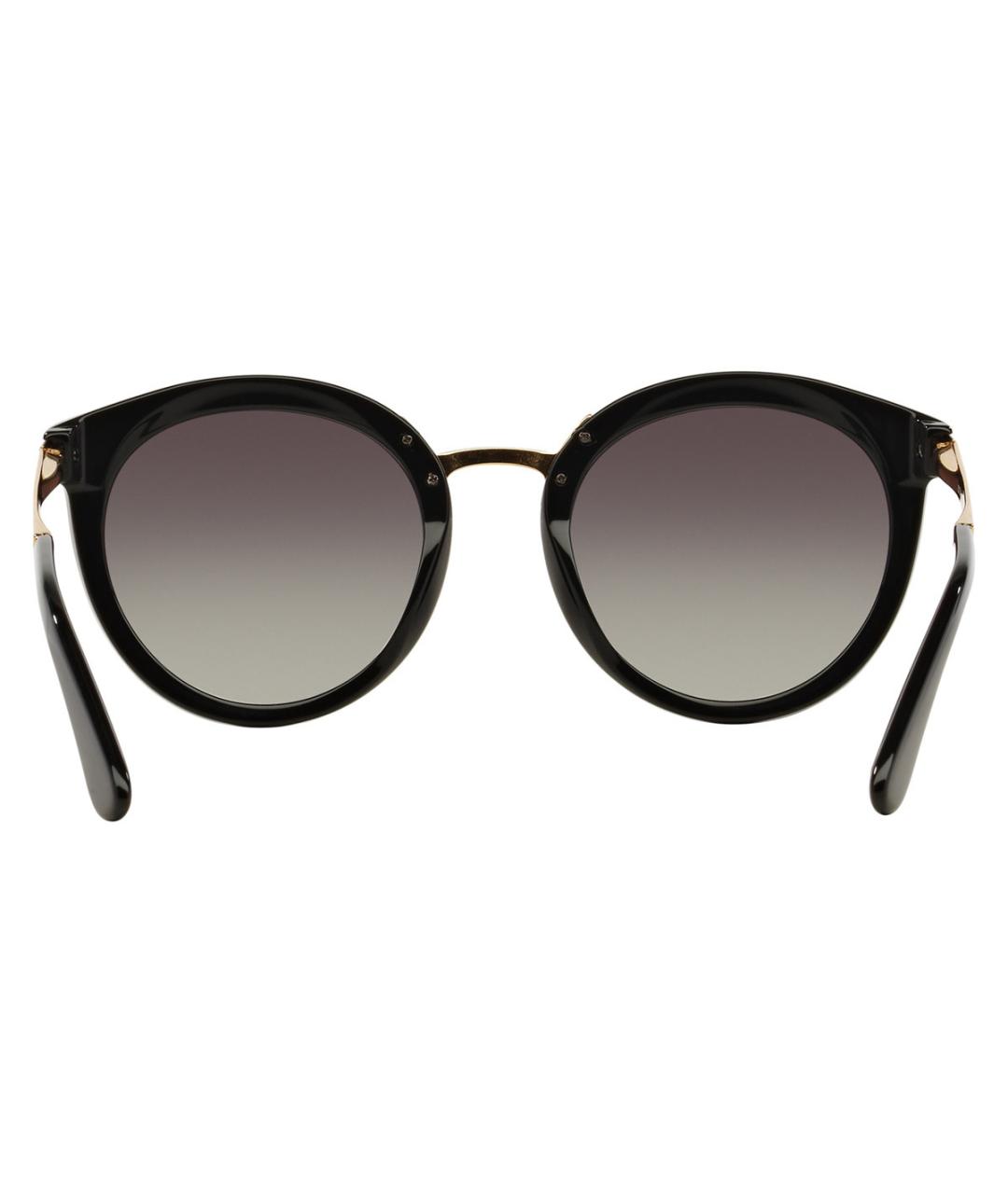 DOLCE&GABBANA Черные пластиковые солнцезащитные очки, фото 6