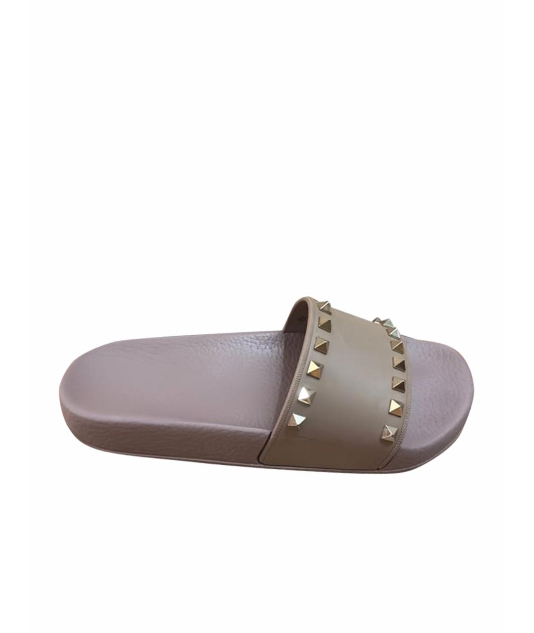 VALENTINO Розовые шлепанцы, фото 1
