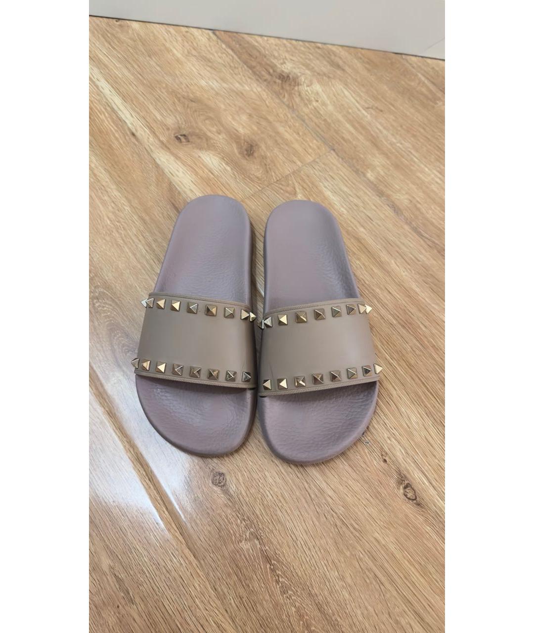 VALENTINO Розовые шлепанцы, фото 3