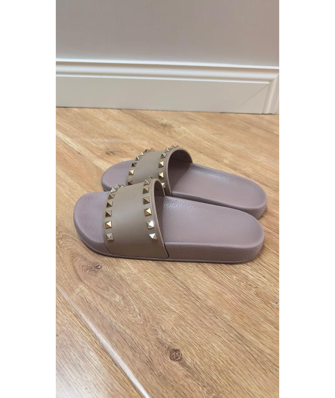 VALENTINO Розовые шлепанцы, фото 5