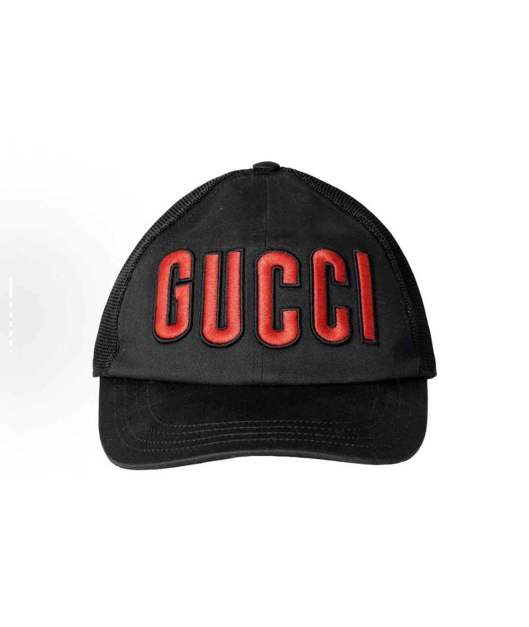 GUCCI Черная хлопковая кепка/бейсболка, фото 5