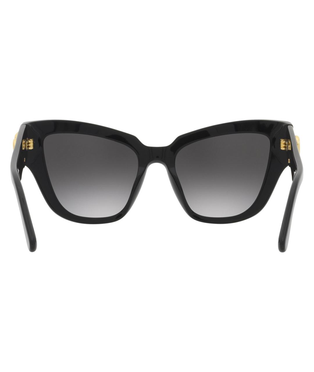 DOLCE&GABBANA Черные пластиковые солнцезащитные очки, фото 6