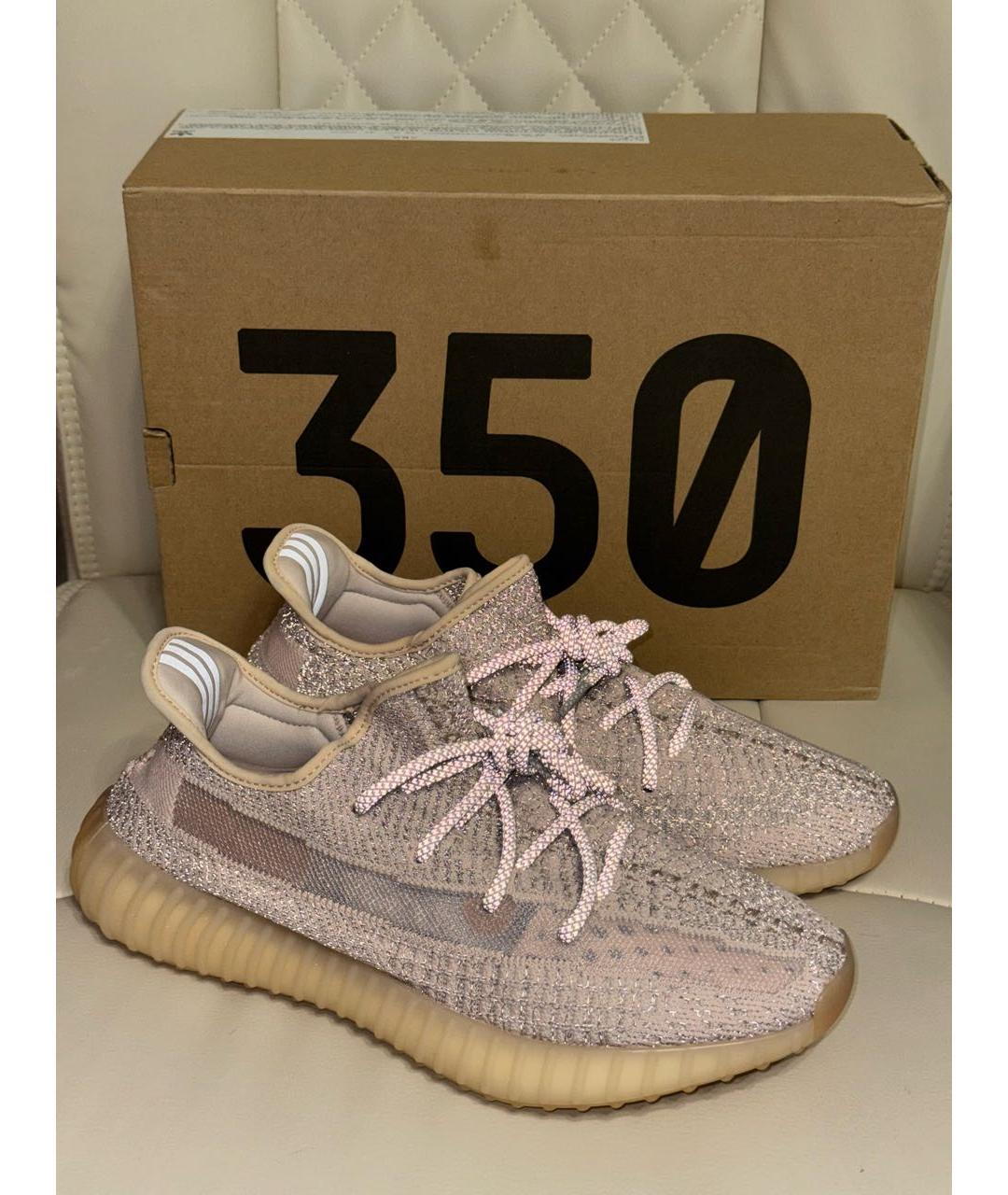 ADIDAS YEEZY Текстильные низкие кроссовки / кеды, фото 7