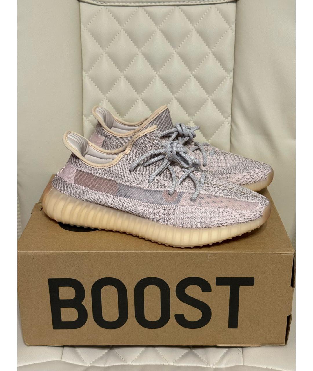 ADIDAS YEEZY Текстильные низкие кроссовки / кеды, фото 3