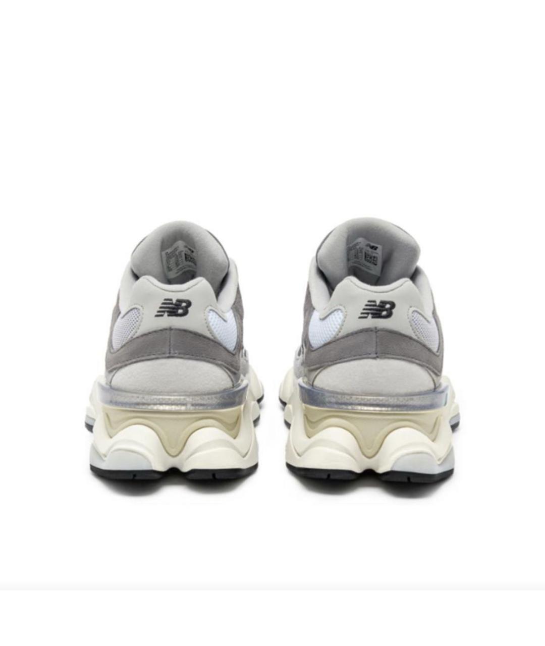 NEW BALANCE Серые замшевые низкие кроссовки / кеды, фото 4