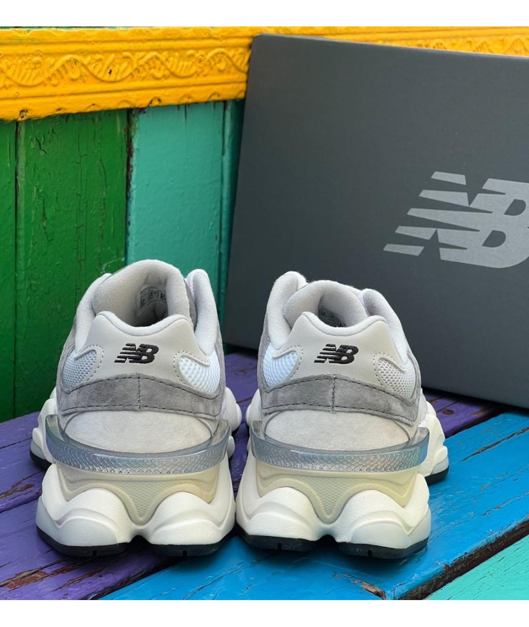 NEW BALANCE Серые замшевые низкие кроссовки / кеды, фото 7