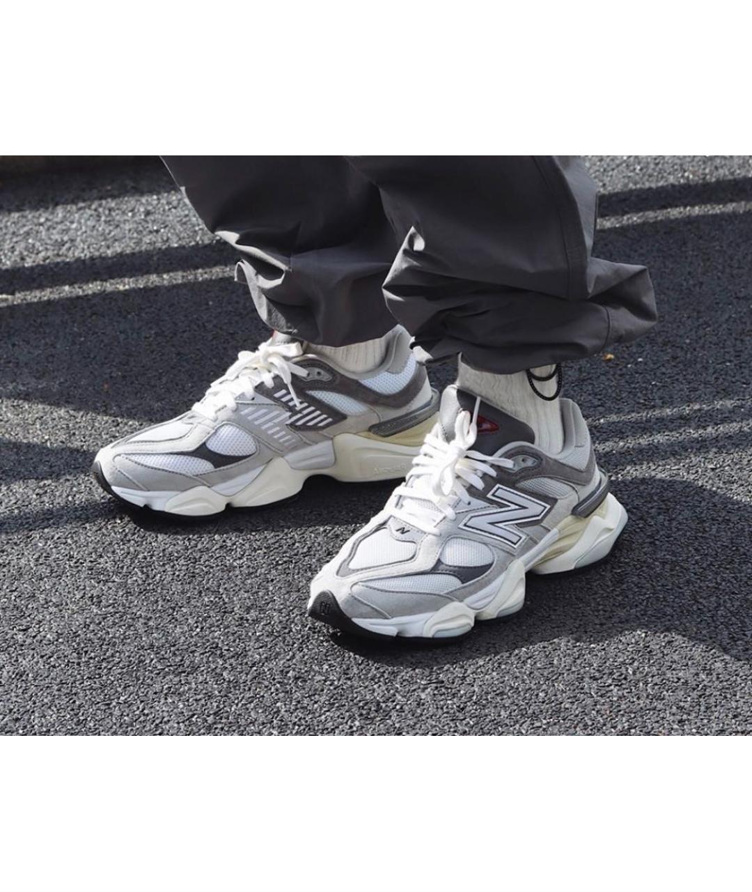 NEW BALANCE Серые замшевые низкие кроссовки / кеды, фото 8